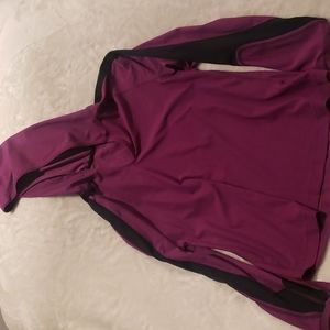Spandex running hooded top 3/10$